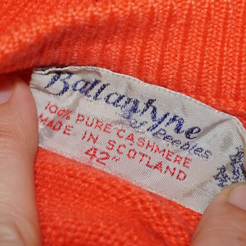 Vintage Pure Cashmere Cardigan Sweater - Picture 3 of 6